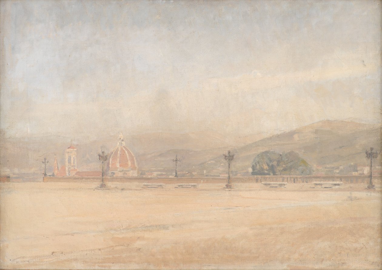 Piazzale Michelangelo bei Florenz von Karl Schou