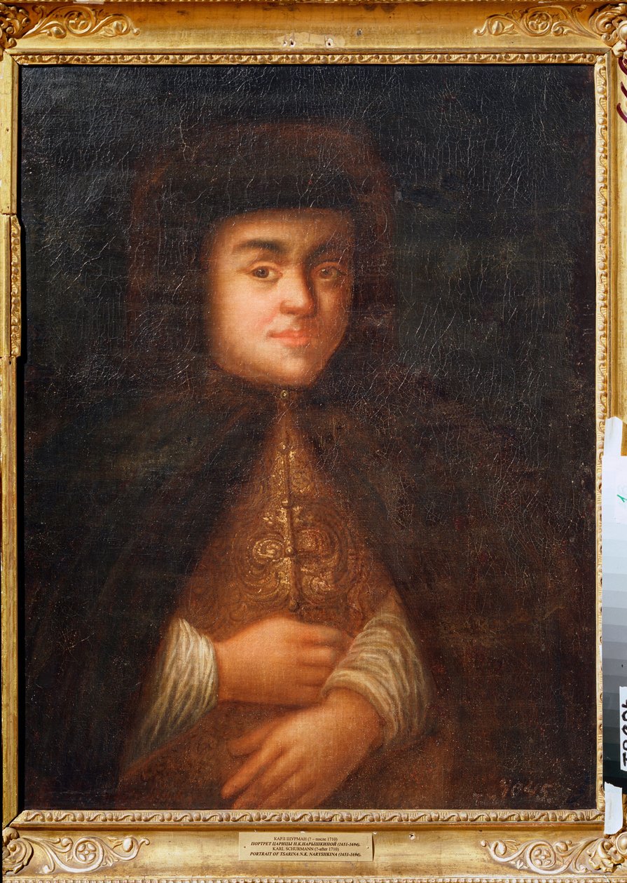 Porträt der Zarin Natalia Naryshkina von Karl Schurmann