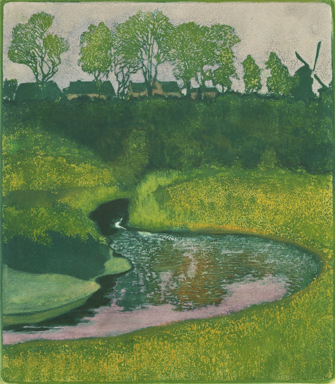 Das Alstertal bei Wellingsbüttel von Karl Wilhelm Arthur Illies