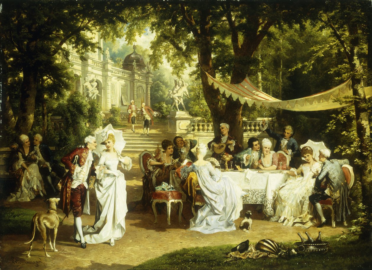 Die Gartenparty von Karl or Carl the Younger Schweninger