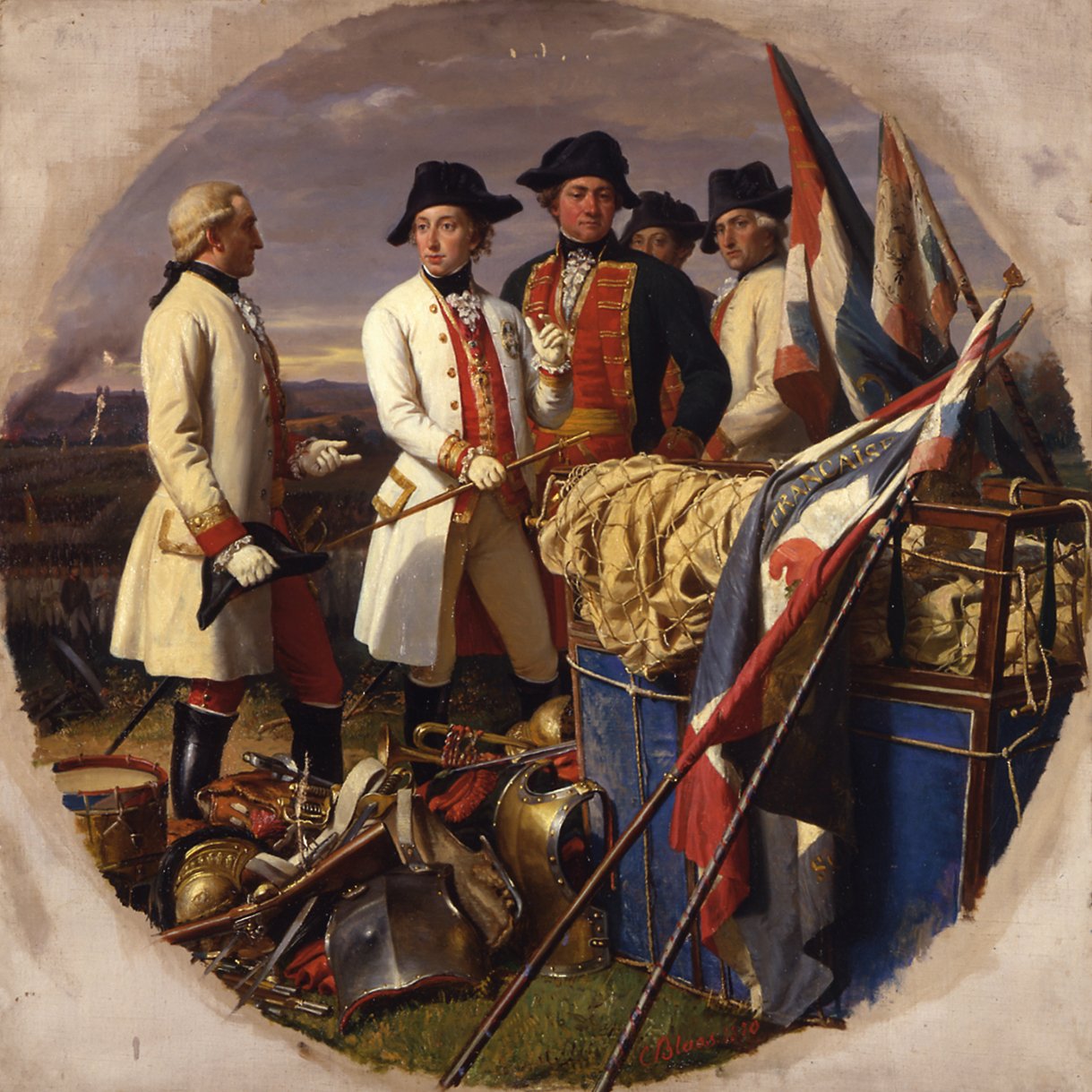 Die Schlacht bei Würzburg 1796 von Karl von Blaas