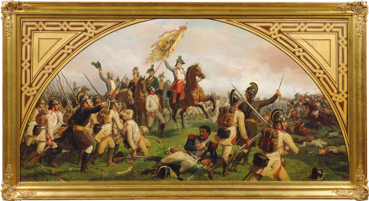 Erzherzog Karl von Österreich in der Schlacht bei Aspern von Karl von Blaas