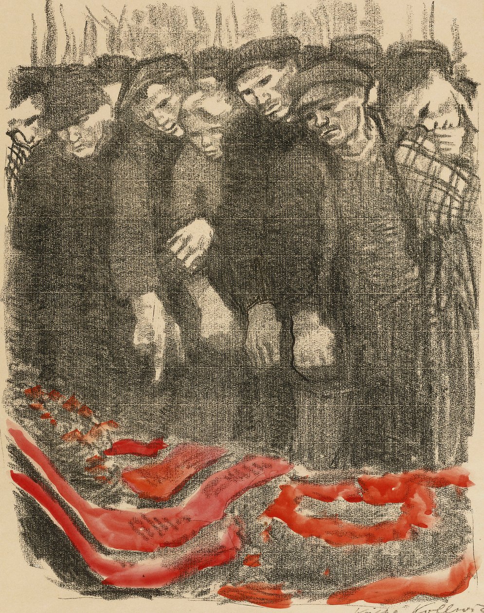 Marzfriedhof, 1913 von Käthe Kollwitz