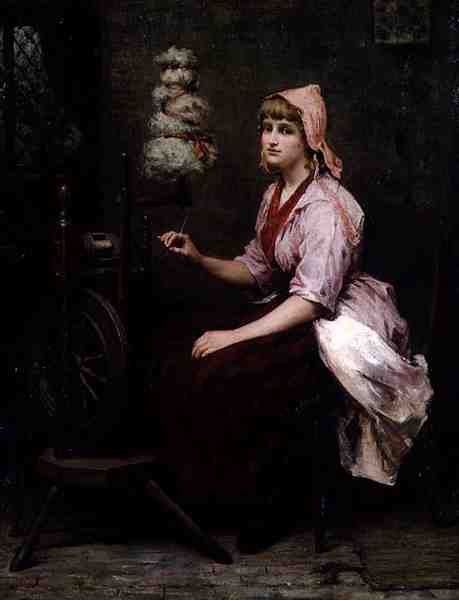 Das Mädchen am Spinnrad von Katherine D. M. Bywater
