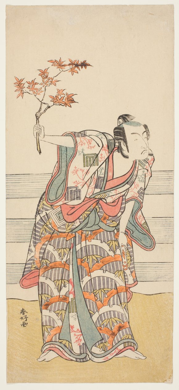 Schauspieler Ichikawa Monnosuke II in einer unbekannten Rolle von Katsukawa Shunkо̄