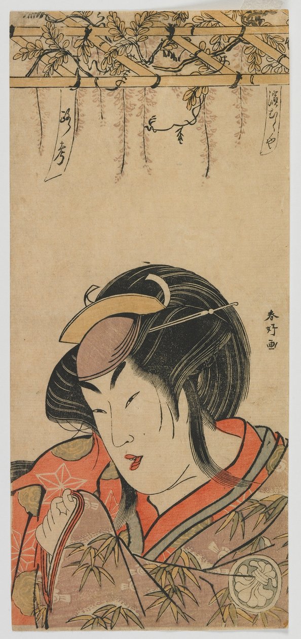 Hamamuraya Roko (Segawa Kikunojo III) Edo-Periode, späte 1780er Jahre von Katsukawa Shunko