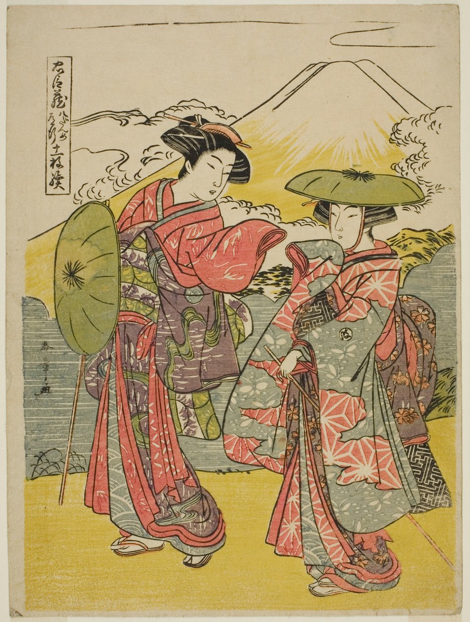 Akt Acht: Brautreise aus dem Stück Chushingura (Schatzkammer der treuen Vasallen) von Katsukawa Shunsho