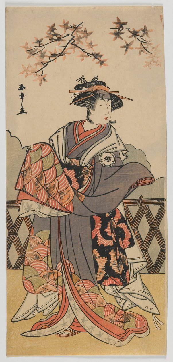 Der Schauspieler Iwai Hanshiro IV, Edo-Periode, späte 1780er Jahre von Katsukawa Shunsho
