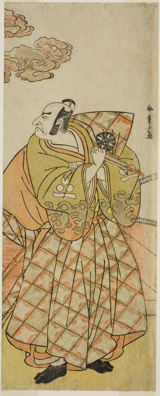 Der Schauspieler Nakamura Nakazo I als Watanabe no Tsuna im Stück Shitenno Tonoi no Kisewata, aufgeführt im Nakamura-Theater im elften Monat, 1781 von Katsukawa Shunsho