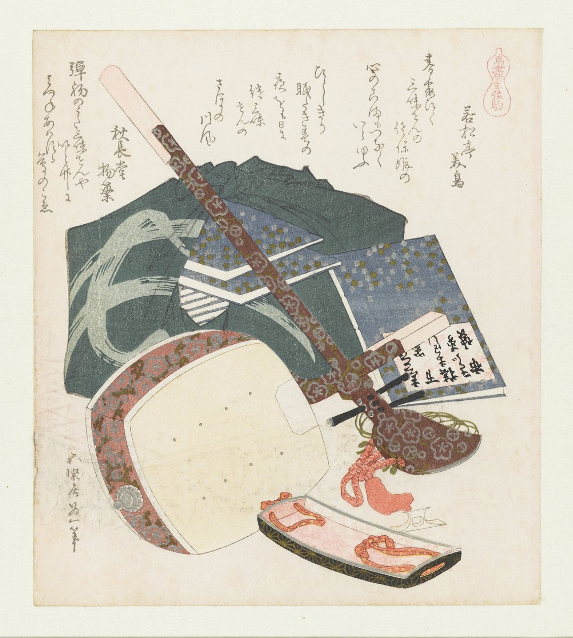 Drei-saitiges Fohlen (Eine Serie mit Pferden) von Katsushika Hokusai