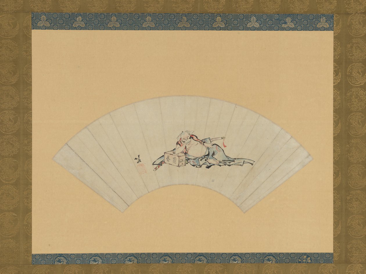 Der betrunkene Asaina von Katsushika Hokusai