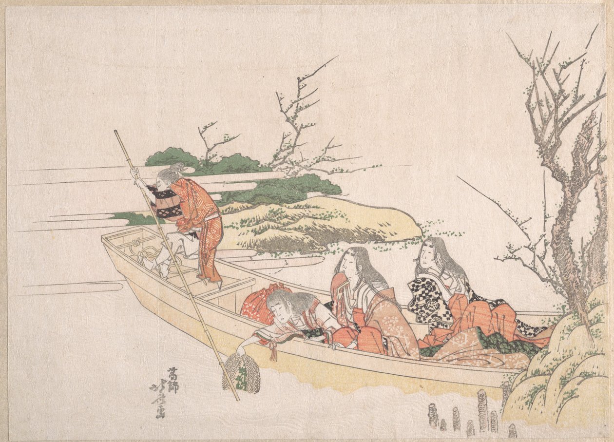 Sammeln von Seetang von Katsushika Hokusai