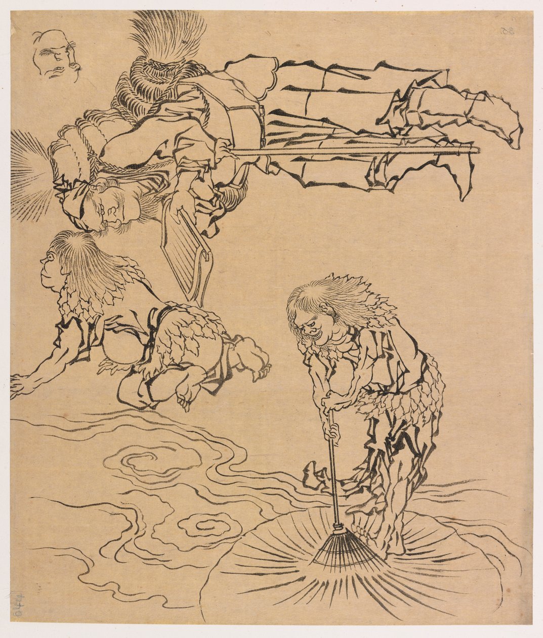 Legendäre Wesen, spätes 18. - frühes 19. Jahrhundert von Katsushika Hokusai