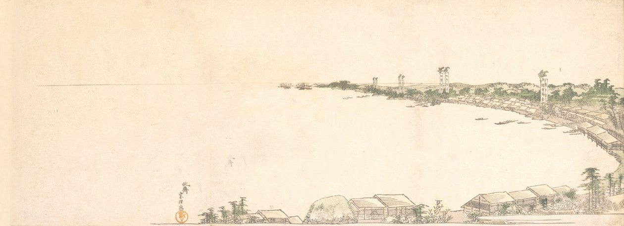 Druck, ca. 1801 von Katsushika Hokusai