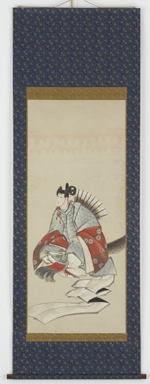 Sechs Unsterbliche der Poesie: Ariwara no Narihara, ca. 1806-08 von Katsushika Hokusai
