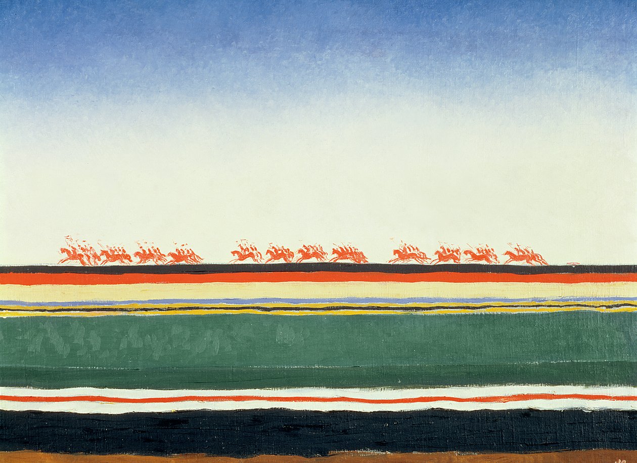Rote Kavallerie von Kazimir Severinovich Malevich
