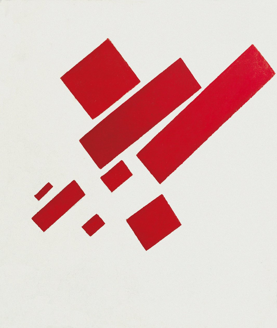 Acht rote Rechtecke von Kazimir Severinovich Malevich