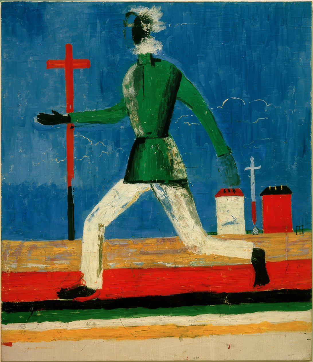 Laufender Mann von Kazimir Severinovich Malevich
