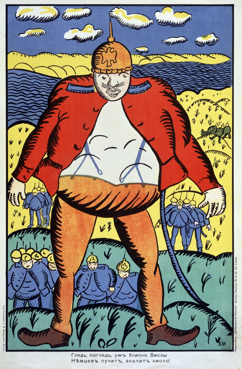 Schaut, die Weichsel ist nicht weit... von Kazimir Severinovich Malevich