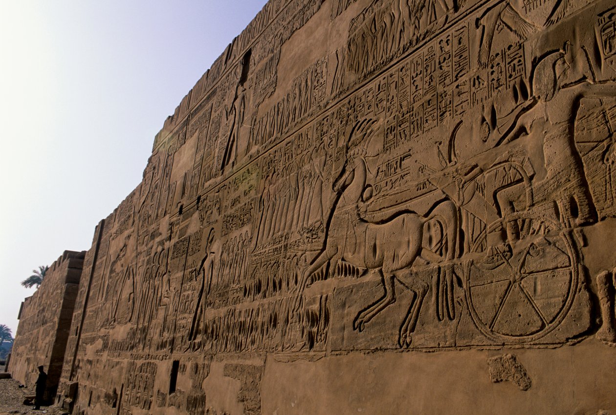 Ägypten; mm6741; Schlacht von Qadesch, Ramses II, Karnak-Tempel von Kenneth Garrett