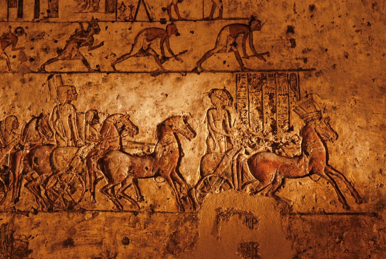 Relief aus dem Grab von Meryre (Merera), Hohepriester des Aten in