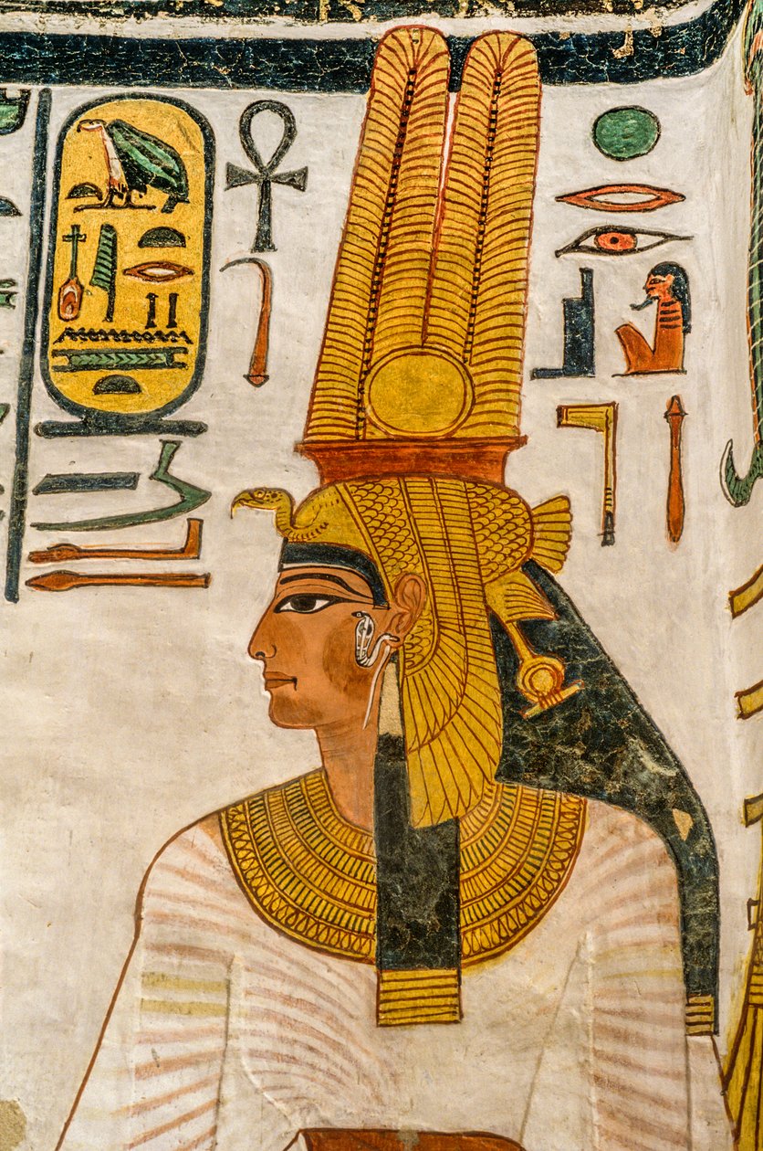 Grab der Königin Nefertari; Ägypten, Tal der Königinnen, Neues Reich, Frau von Ramses II. von Kenneth Garrett