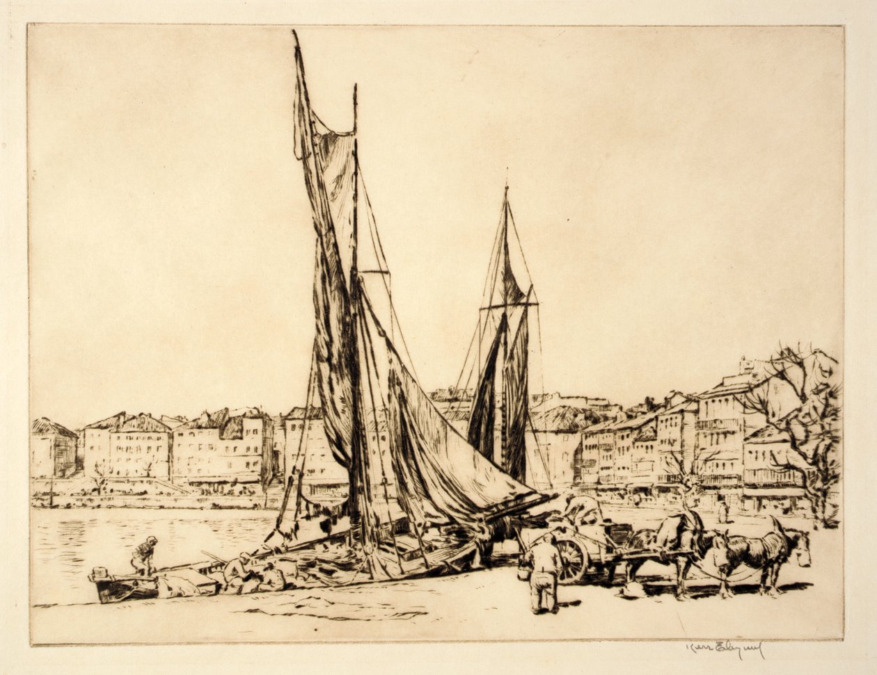 Hafen von Ciotat von Kerr Eby