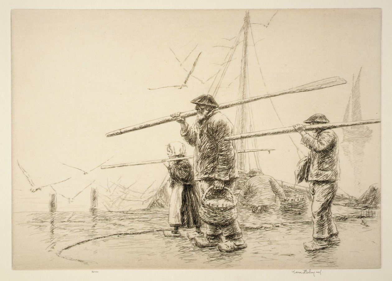 Früher Morgen in der Bretagne von Kerr Eby