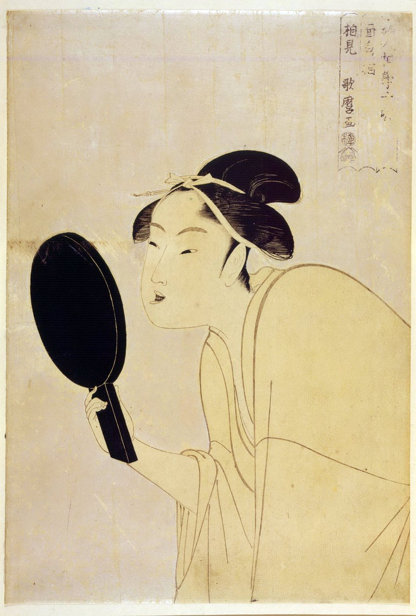 Interessanter Typ, aus der Serie Zehn Typen im physiognomischen Studium der Frauen von Kitagawa Utamaro