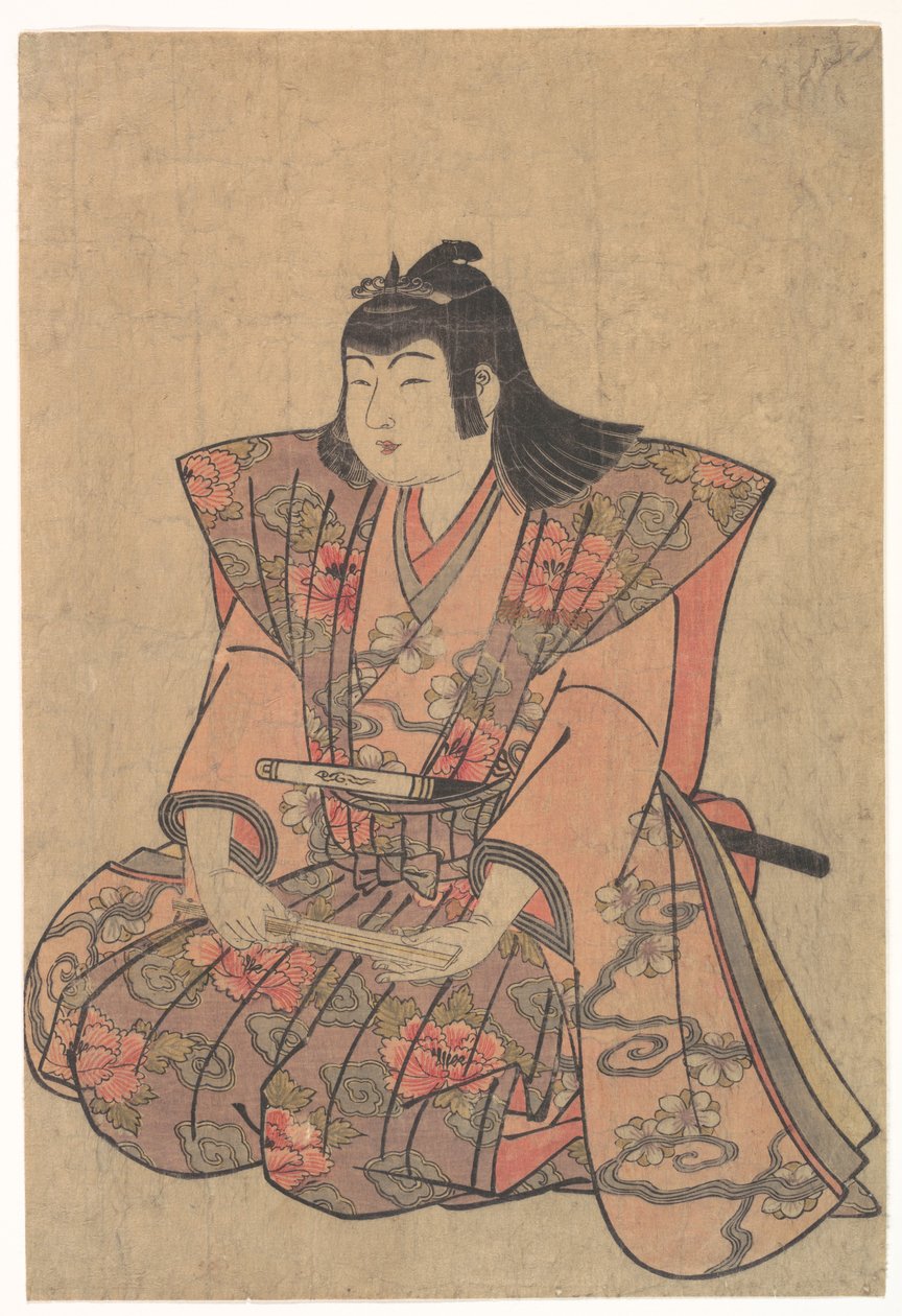 Ein Junge Sänger von Kitao Shigemasa