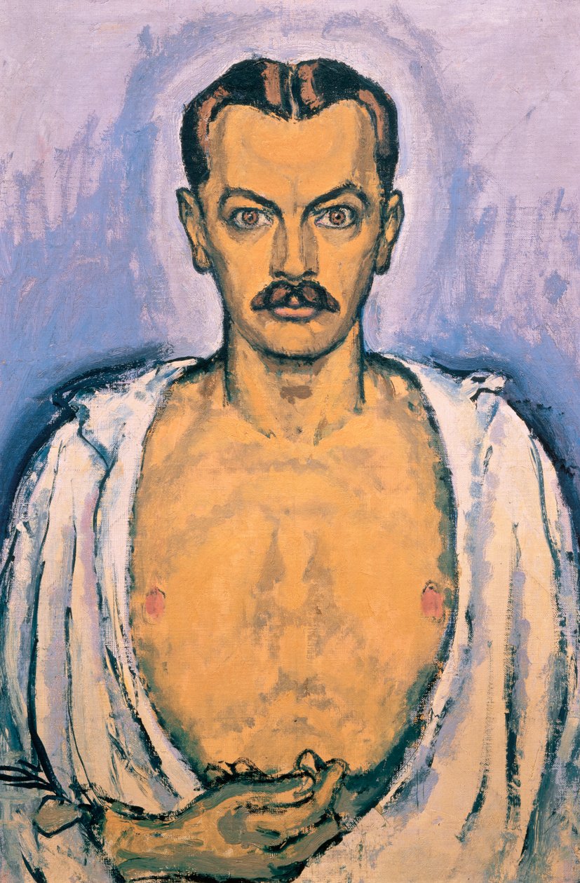 Selbstporträt von Koloman Moser