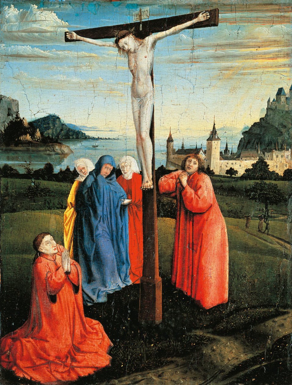 Christus am Kreuz, ca. 1430-33 von Konrad Witz