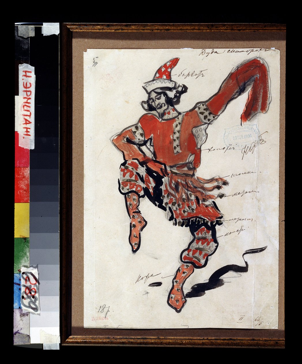 Kostümentwurf für die Oper Sadko von Nikolai Rimski-Korsakow von Konstantin Alekseevich Korovin