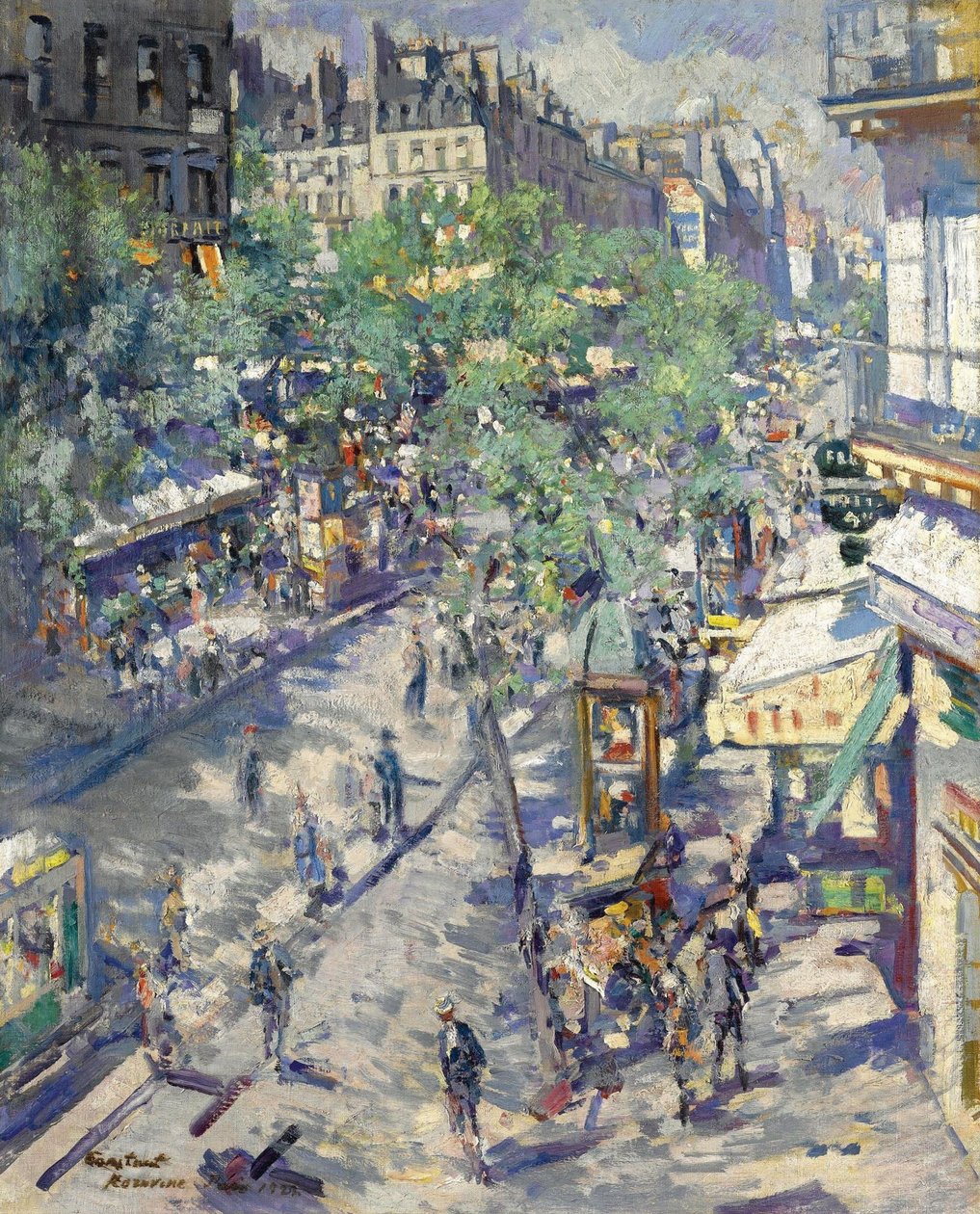 Der Boulevard de Sébastopol in Paris, 1923 von Konstantin Alekseevich Korovin