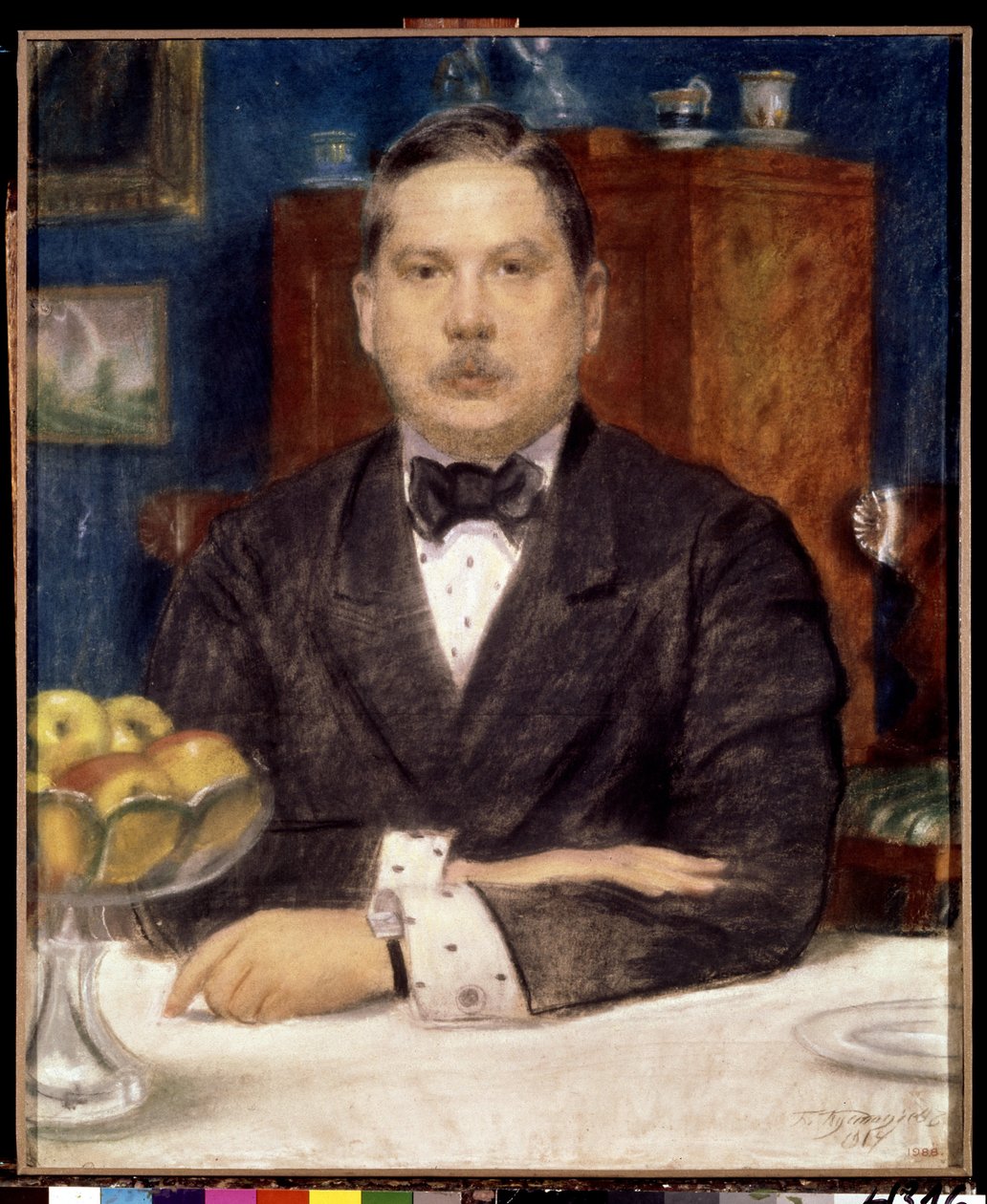 Porträt des Künstlers Konstantin Somow von Konstantin Andreevic Somov