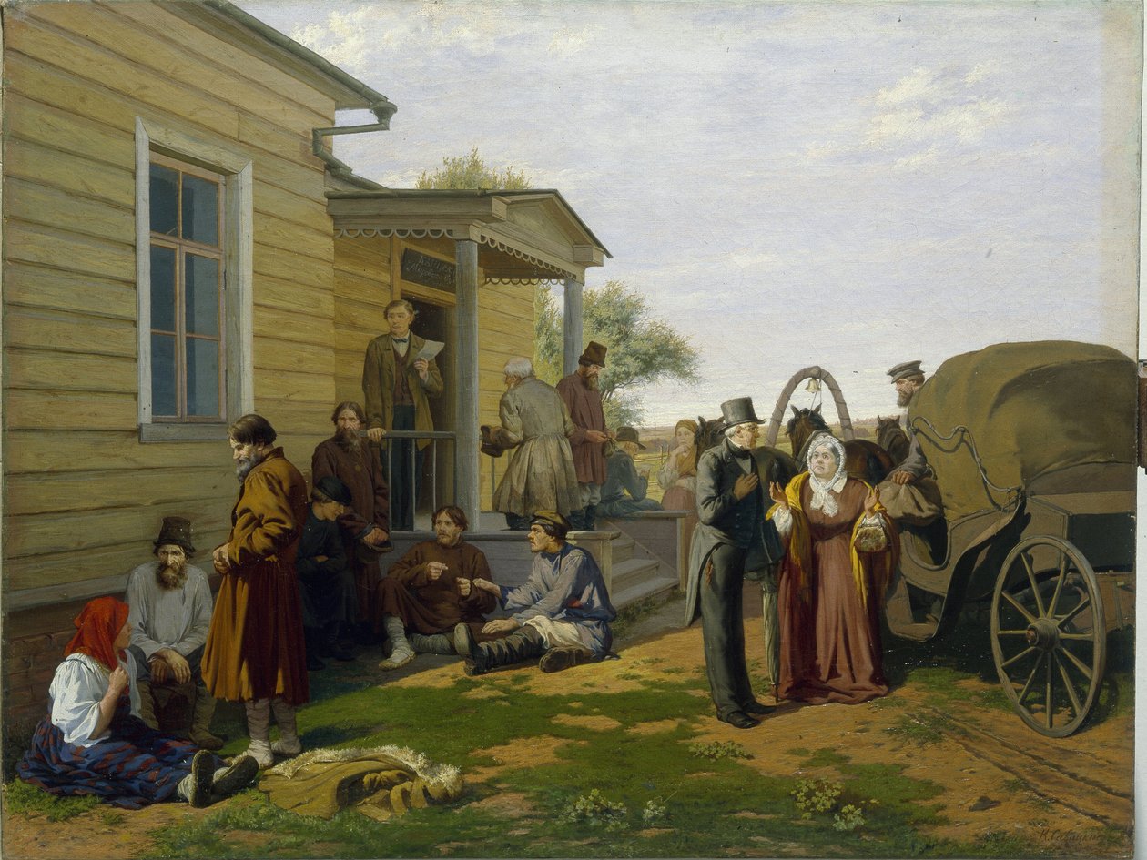 Friedensrichter von Konstantin Apollonovich Savitsky