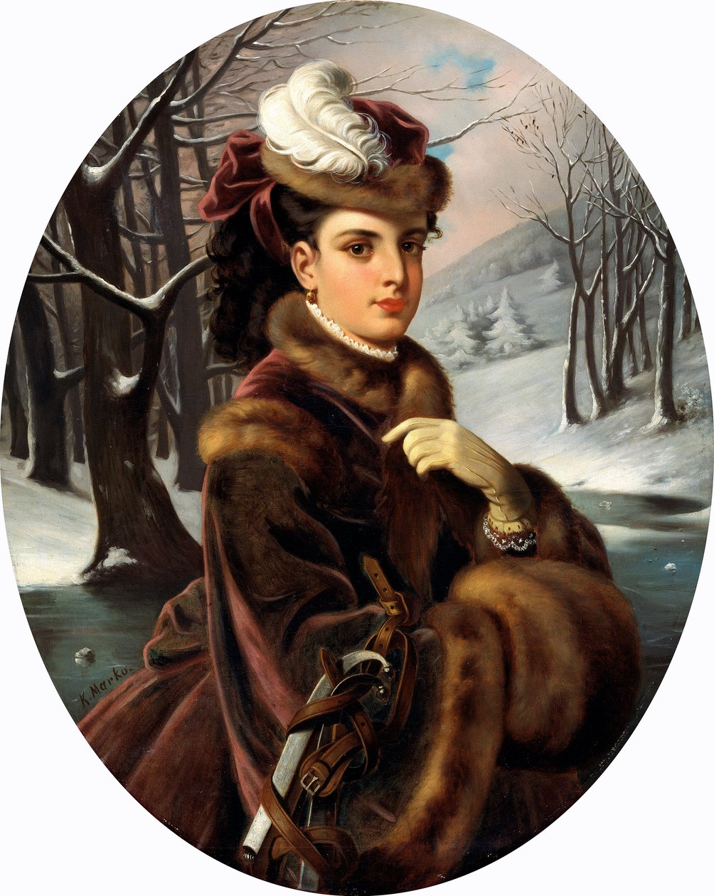 Adelina Patti, 1843-1919, 1873-75 von Károly Markó the Younger