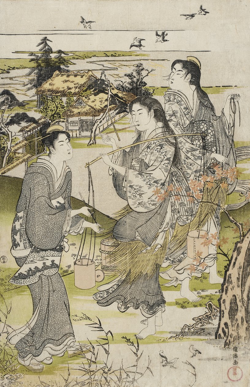 Der Juwelenfluss von Noda von Kubo Shunman