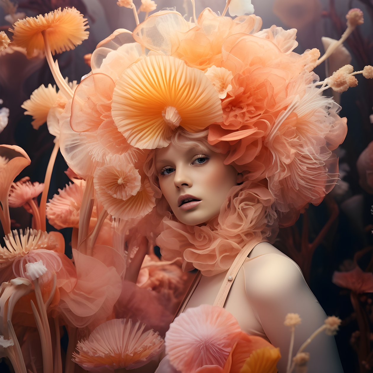 Porträt der Unterwasser-Anemonen Göttin von Kurt Heppke