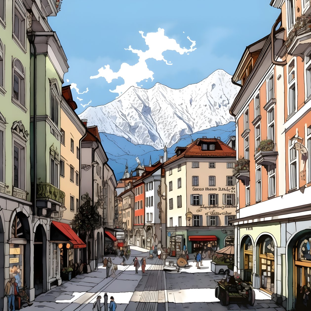 Innsbruck, Zeichentrickfilm 1 von Kurt Heppke