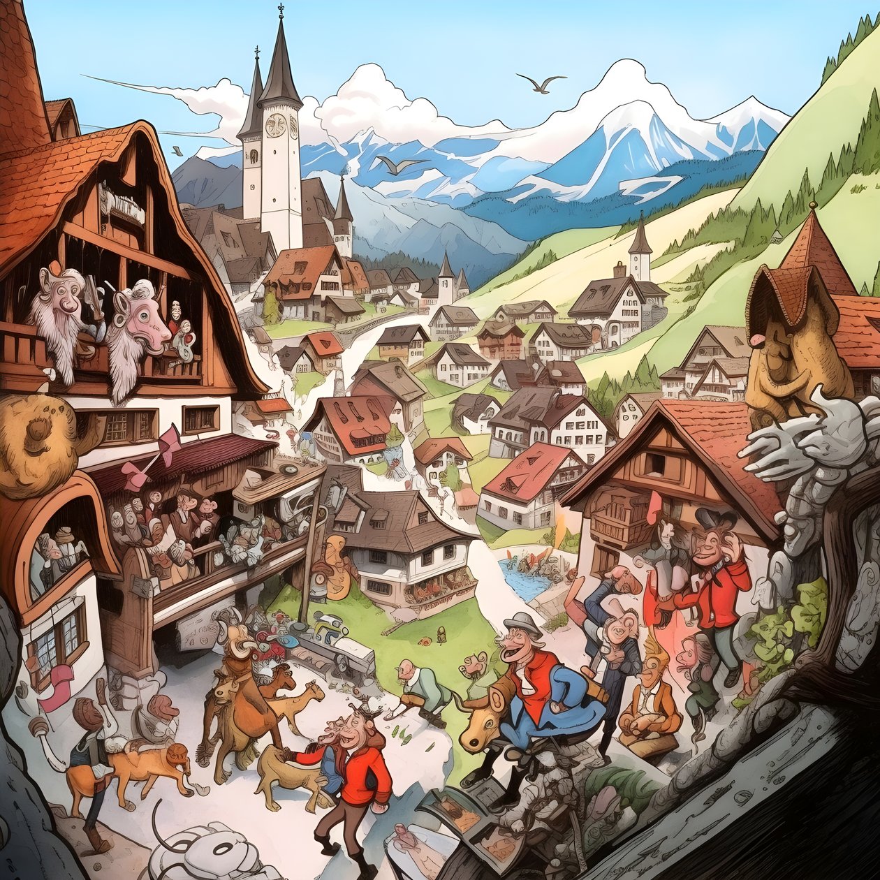 Österreich, Zeichentrickfilm 4 von Kurt Heppke