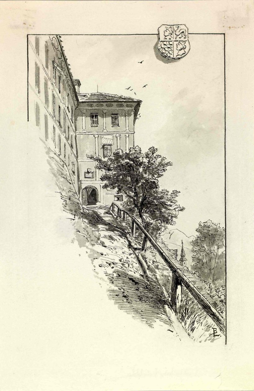 Eingang zur Burg Skofja Loka von Ladislav Benesch