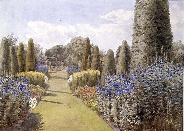 Der Staudenrand von Lady Alice Willoughby