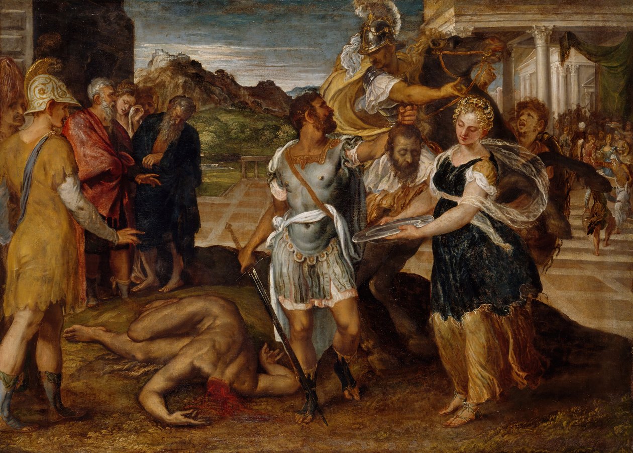 Die Hinrichtung von Johannes dem Täufer, 16. Jahrhundert von Lambert Sustris
