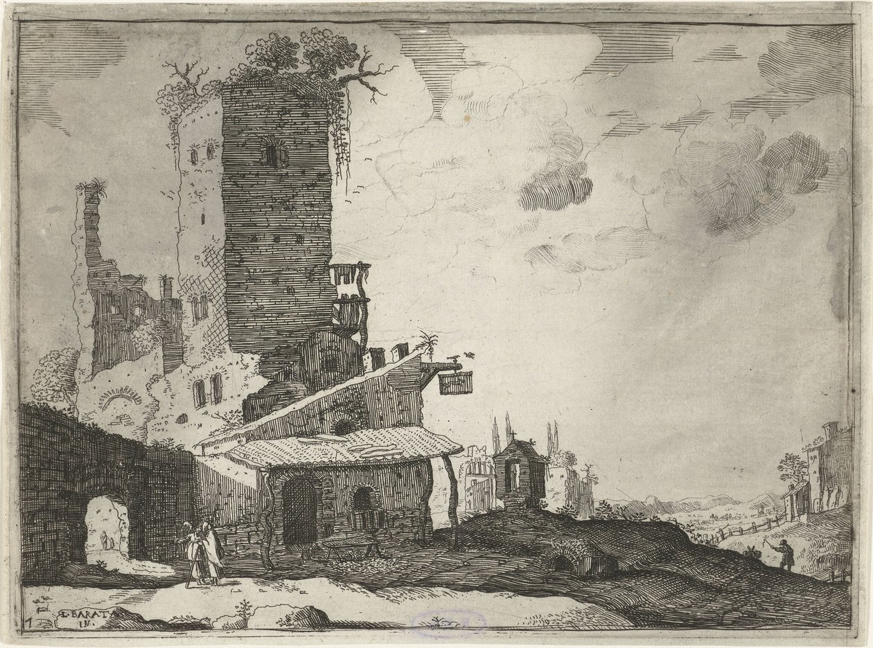 Gasthaus bei einer Kapelle von Laurens Barata