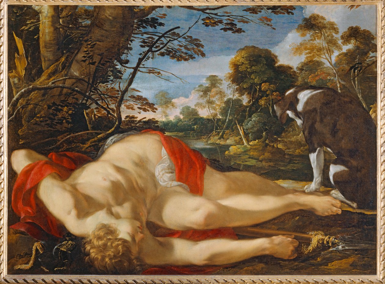 Adonis mort von Laurent de (workshop of) La Hyre