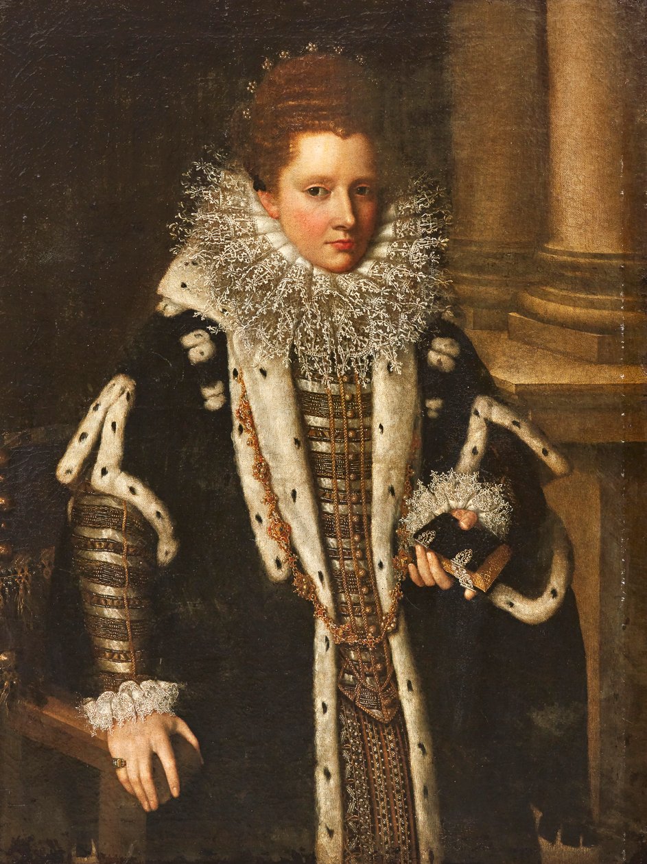 Porträt von Costanza Sforza von Santa Fiora von Lavinia Fontana