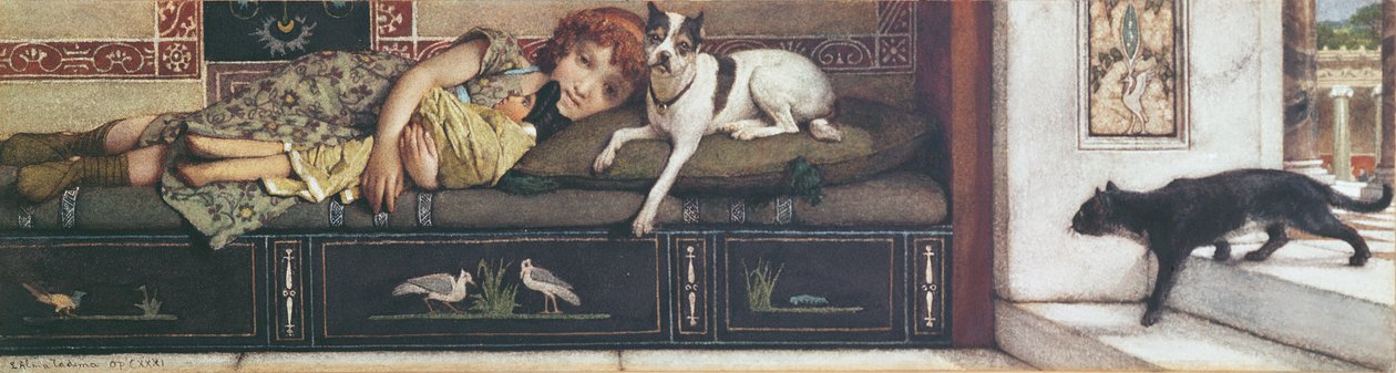 Gute Freunde von Lawrence Alma Tadema