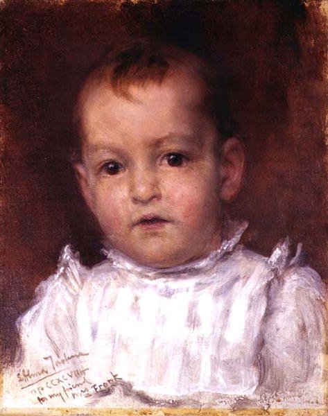 Porträt von Master John Alfred Parsons Millet von Lawrence Alma Tadema