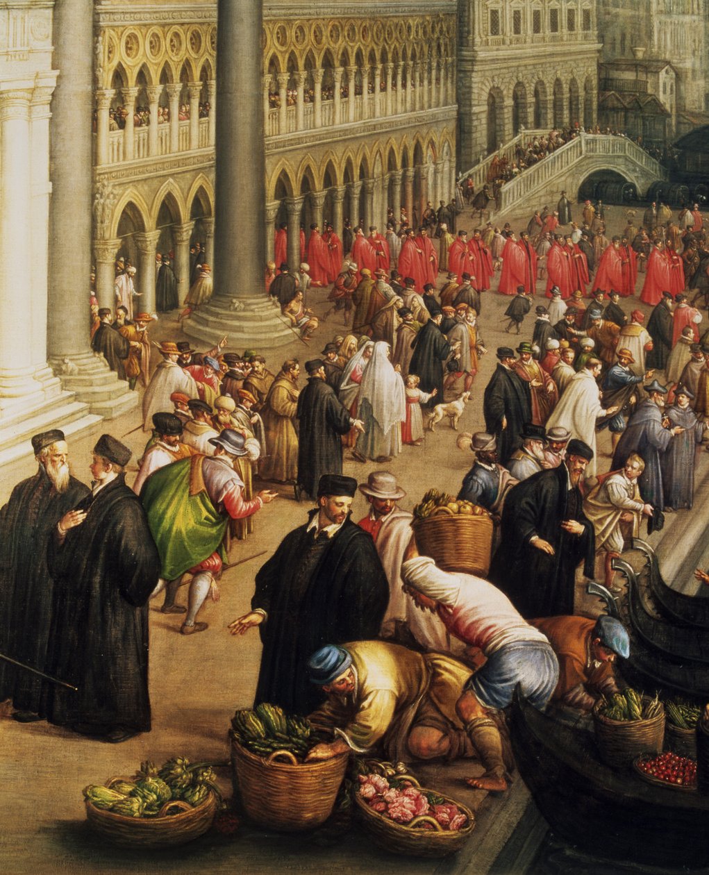 Riva degli Schiavoni, Venedig von Leandro da Ponte Bassano